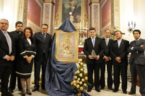 2012. Presentación del Cartel de las Glorias. Obra de D. Jesús Alcarazo Velasco.