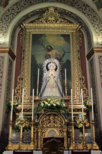2015. La Virgen preside la Parroquia para las Misiones Parroquiales