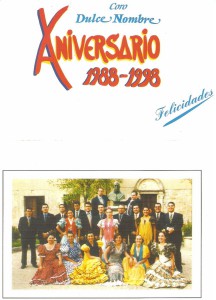 Año 1988. Logo de nuestro 10º Aniversario Autor: José M. Saavedra.